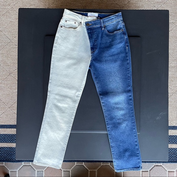 Pistola Two-Tone Asymmetric Jeans - Picture 4 of 12